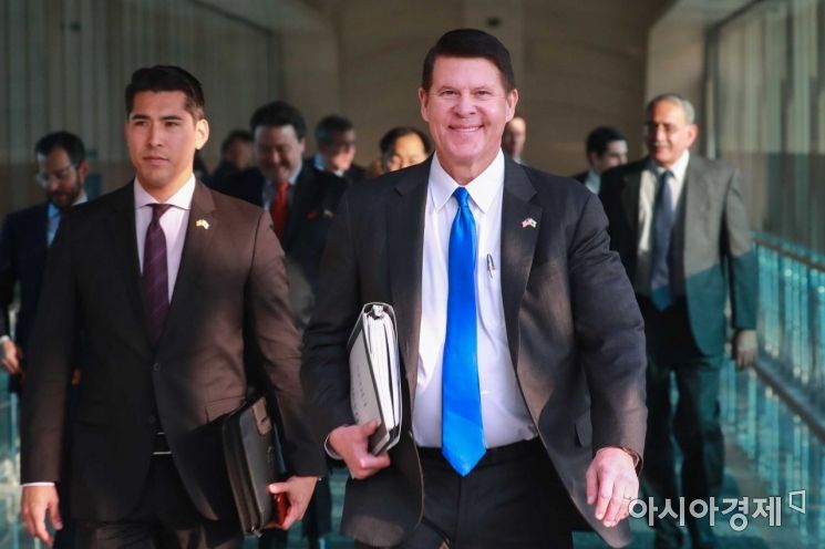 [포토]외교부 찾은 키이스 크라크 미국 국무부 경제차관 