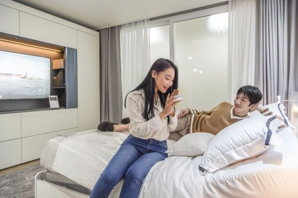 한샘, 모션베드 연동 ‘빌트인플러스 스마트 조명’ 출시