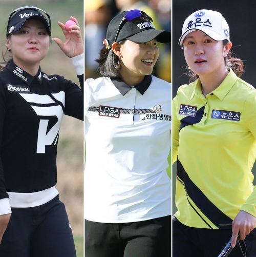 조아연과 임희정, 이승연(왼쪽부터)은 올해 KLPGA투어에서 루키 돌풍을 일으켰다.