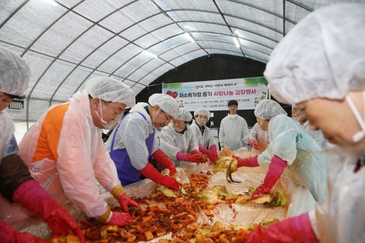 도봉구, 저소득 가정 돕기 사랑나눔 김장