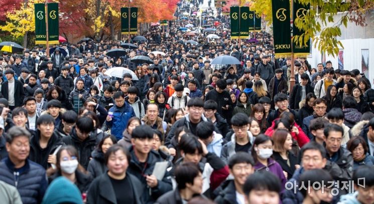 [포토]성대 논술시험장 '인산인해'