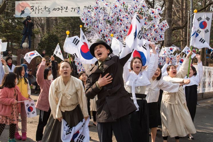 우수상 수상 작품 '대한독립만세'