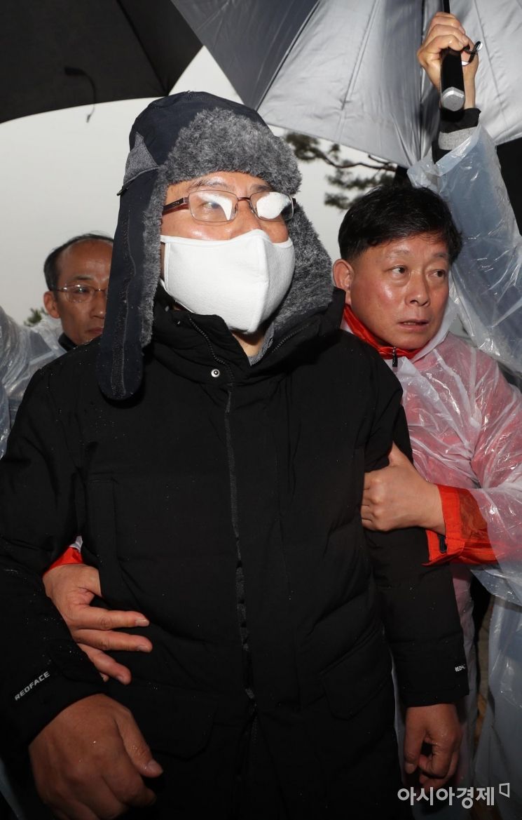 [포토]단식으로 지친 황교안 