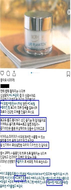 '인플루언서' 통한 SNS 광고시 '대가 여부' 밝혀야…공정위, 미표시 사례 첫 제재