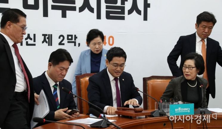 [포토] 회의 주재하는 오신환 원내대표