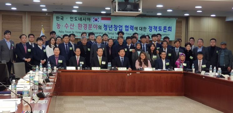 완도군은 지난 25일 국회의원회관에서 열린 한국-인도네시아 청년창업 협력에 대한 정책토론회에 참석했다. (사진제공=완도군)