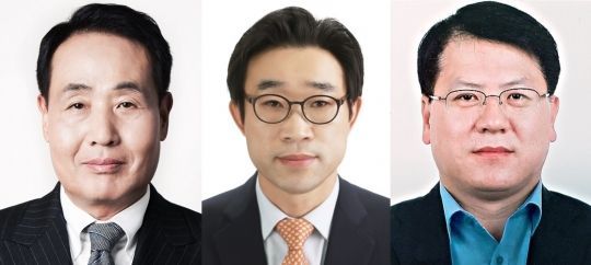 김형종 현대백화점 사장, 윤기철 리바트 사장, 김민덕 한섬 사장(사진 왼쪽부터)