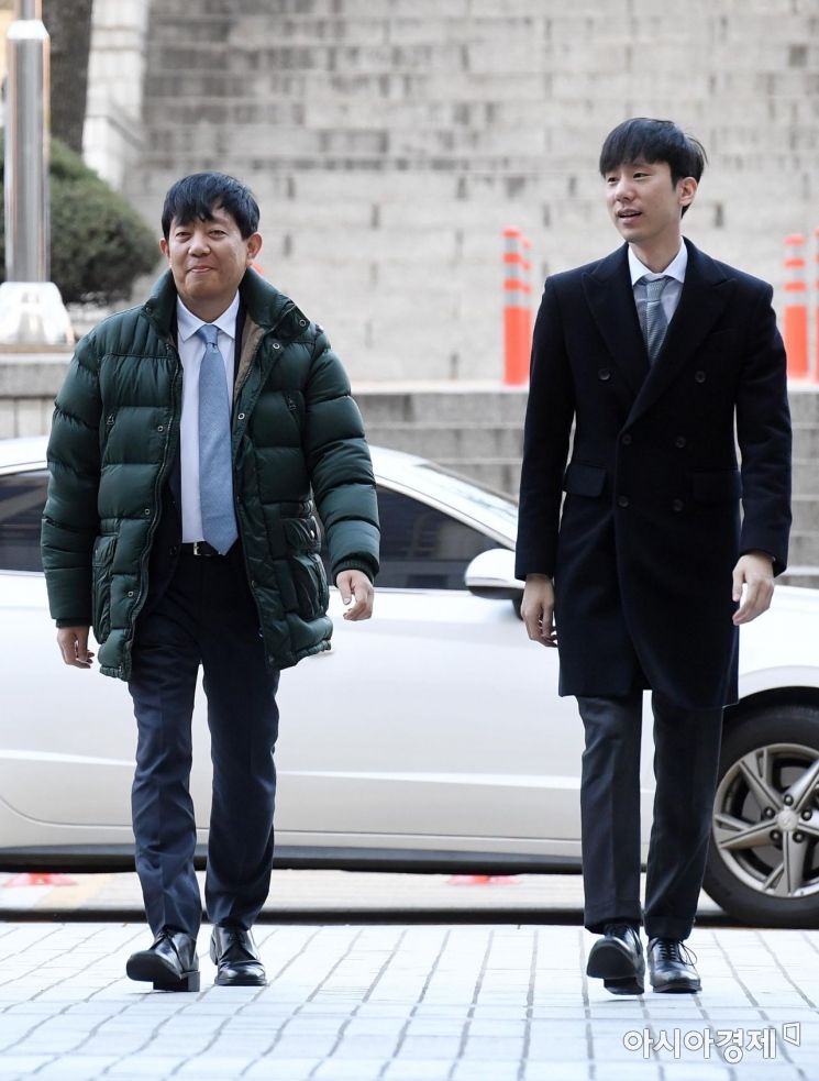 [포토] '타다' 재판 향하는 이재웅-박재욱 대표