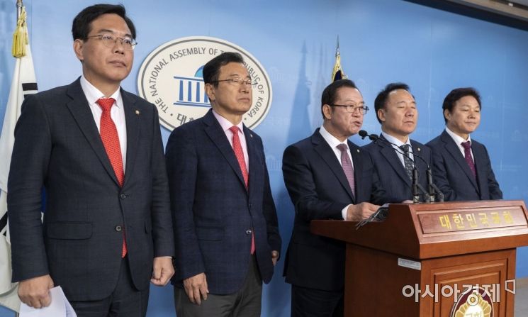 [포토] 한국당 예결소위 위원 기자회견