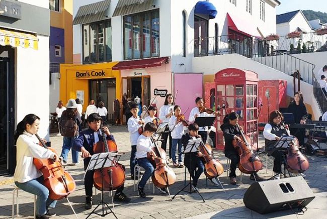 담양군 꿈키움드림오케스트라, 버스킹 공연 ‘성료’
