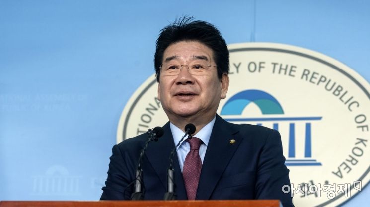 [포토] 강석호, 한국당 원내대표 출마 선언