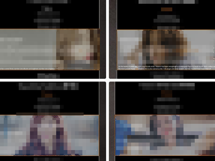 한국 여자 아이돌의 얼굴을 합성해 포르노 영상을 만든 한 사이트.사진=해당 사이트 캡처