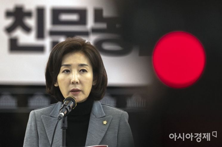 [포토] 모두 발언하는 나경원 원내대표