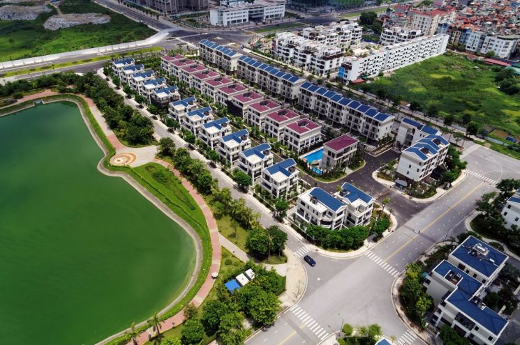 대우건설이 베트남 하노이에 개발중인 신도시 '스타레이크 시티' 전경.