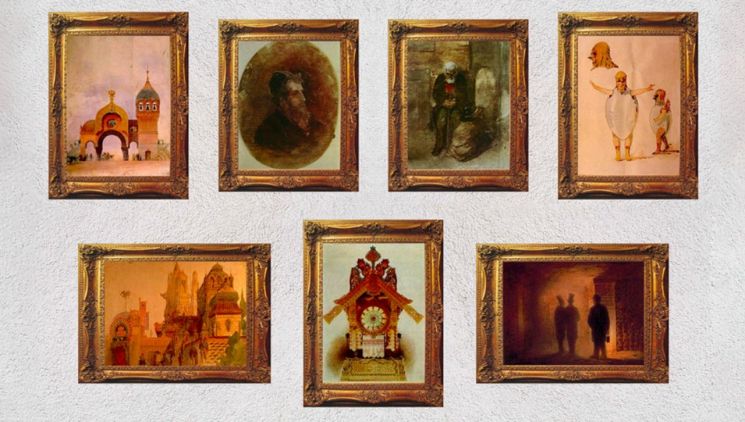 무소르그스키의 '전람회의 그림'에 영감을 준 빅토르 하르트만의 그림들