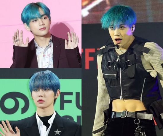 방탄소년단 뷔, 엑소 카이, 투모로우바이투게더 연준. 사진=뉴스1