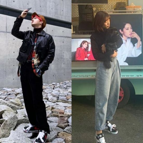 그룹 엑소 수호와 배우 박신혜. 사진=수호, 박신혜 인스타그램