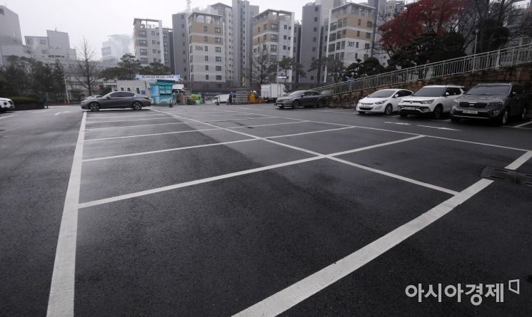 [포토] 한산한 공공기관 주차장