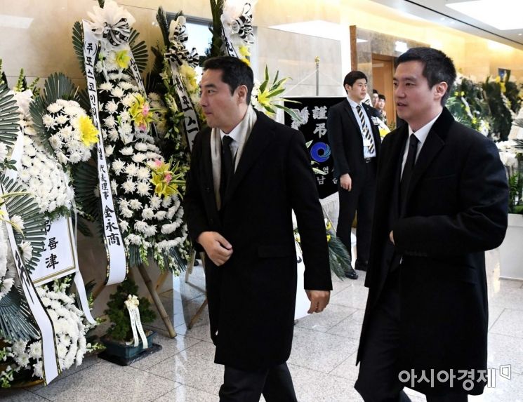 [포토]김우중 전 회장 빈소 찾은 강용석 변호사