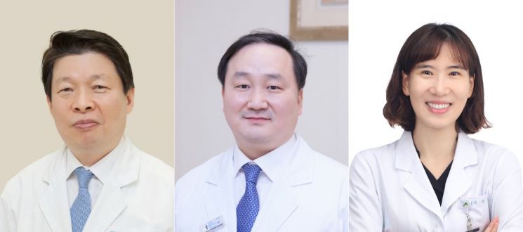 왼쪽부터 서울아산병원 핵의학과 문대혁·오승준·채선영 교수