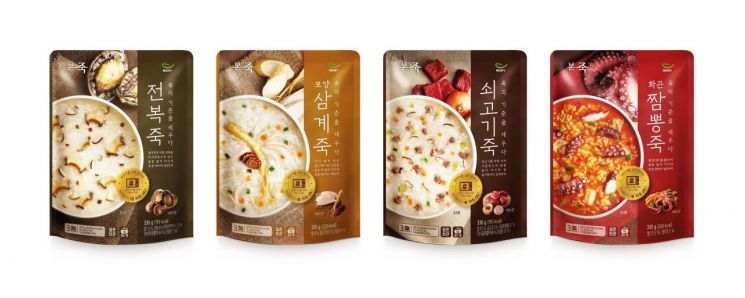본죽, 파우치죽 4종 출시…"1~2인 가구에 제격"