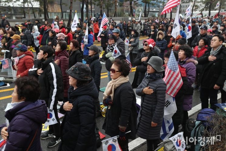 [포토]연동형 비례대표제 반대 집회 