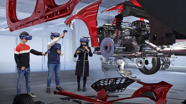 정의선도 VR로 신차 품평한다…현대기아차, '버추얼 개발 프로세스'로 大수술