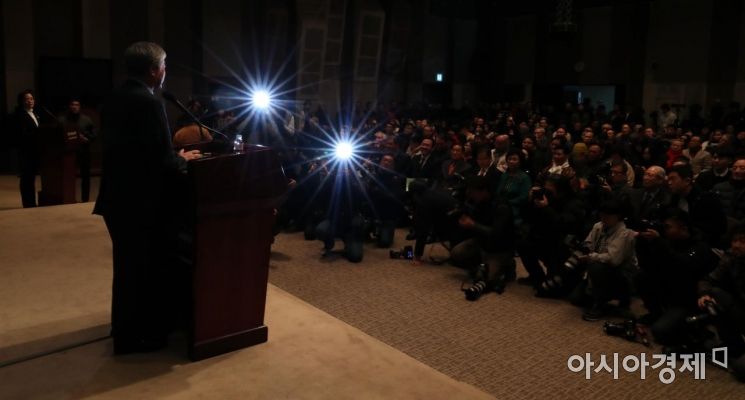 [포토]발언하는 전광훈 한국기독교총연합회 회장 