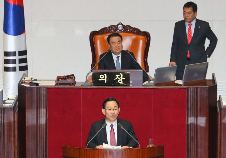 주호영 "비례한국당, 사표방지 위한 것…비례민주당 가능성 높아"