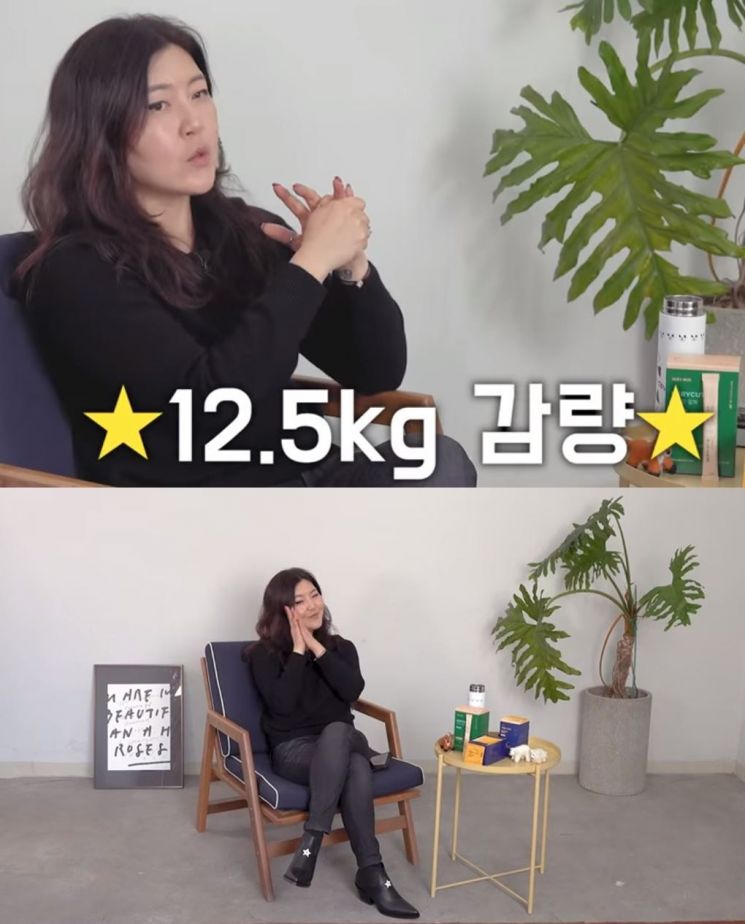 다이어트 정보를 공개한 한혜연. 사진=한혜연 유튜브 채널 슈스스TV 화면