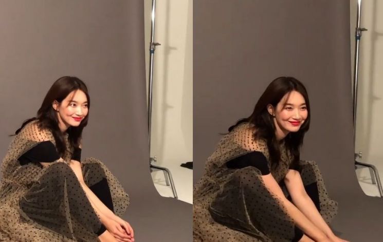 신민아, 화보 촬영으로 근황 전해…명품 보조개 '쏘옥'