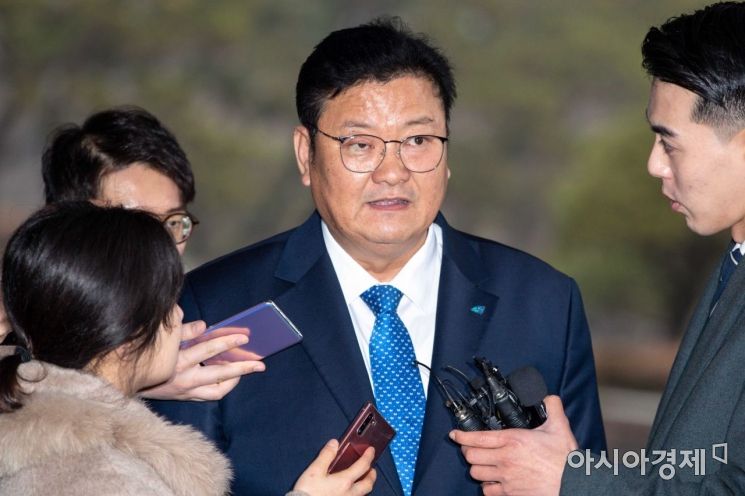 [포토]청와대에 고위직 제안 의혹 임동호 전 민주당 최고위원 검찰 출석 