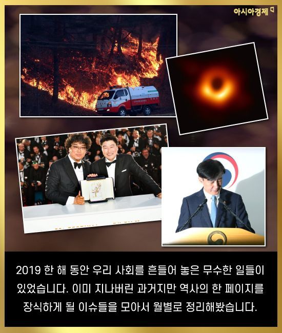 [카드뉴스]2019 기해년 사진으로 보는 월별 이슈