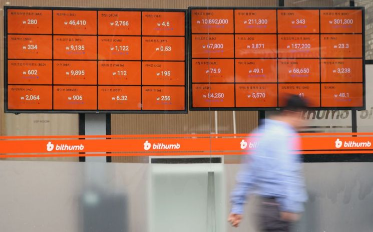 [비트코인 지금]국내외 비트코인 하락세...1136만원·9630달러 선