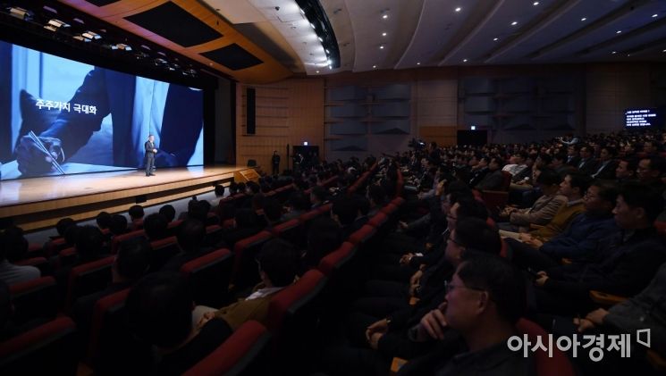 올해 초 개최된 현대자동차 시무식(자료사진)
