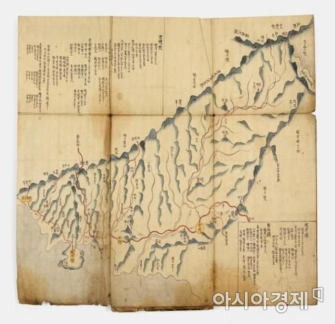 관북여지도.(사진=부산시 제공)