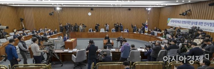 [포토] 정세균 국무총리 후보자 인사청문회