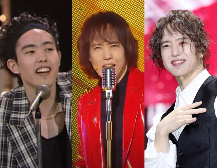 '탑골 GD' 양준일. 사진=KBS '가요톱10', MBC '쇼! 음악중심' 방송 화면, 뉴스1
