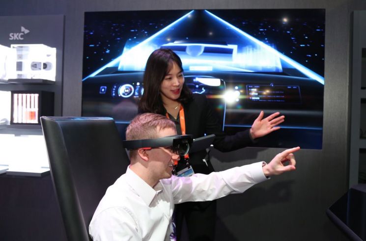 SKC, CES 2020에서 미래 모빌리티 소재 선보여