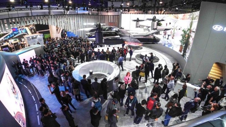 CES2020 현대차 전시관 전경(사진=현대차)