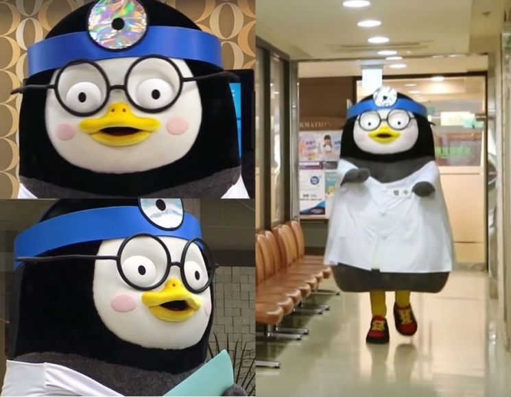의사로 변신한 펭수. 사진=자이언트 펭TV 유튜브 화면
