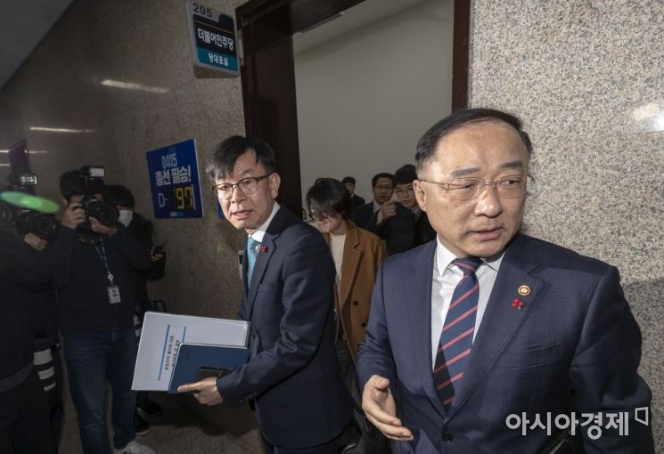 [포토] 정부, 이란사태 관련 경제상황 국회 긴급 보고