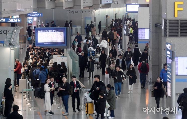 [포토] 지난해 인천공항 이용객 7천만명 돌파
