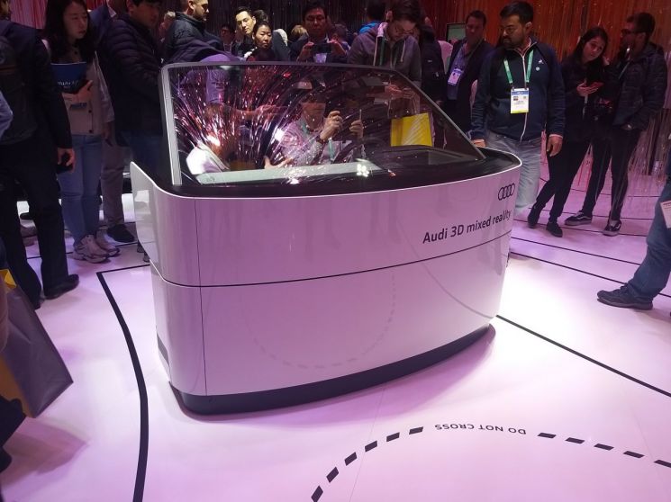 아우디가 CES2020에서 전시한 자율주행차 'AI:ME'