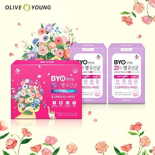 ‘BYO 20억 생유산균 우먼’, 일러스트작가 이슬아와 콜라보 올리브영 출시!