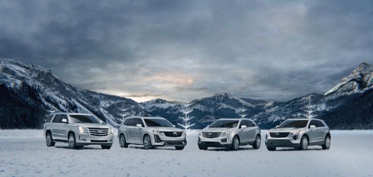 캐딜락 SUV 라인업(사진=캐딜락)