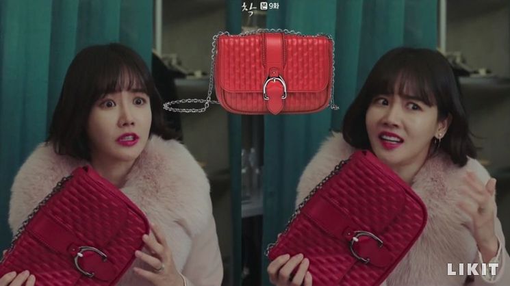 귀여운 카리스마, 황우슬혜의 '러블리백'. 사진=롱샴(LONGCHAMP)
