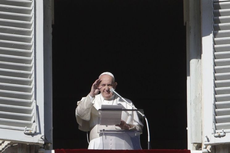 교황 "우한 폐렴 감염자를 위해 기도…확산을 막기 위해 노력해달라"