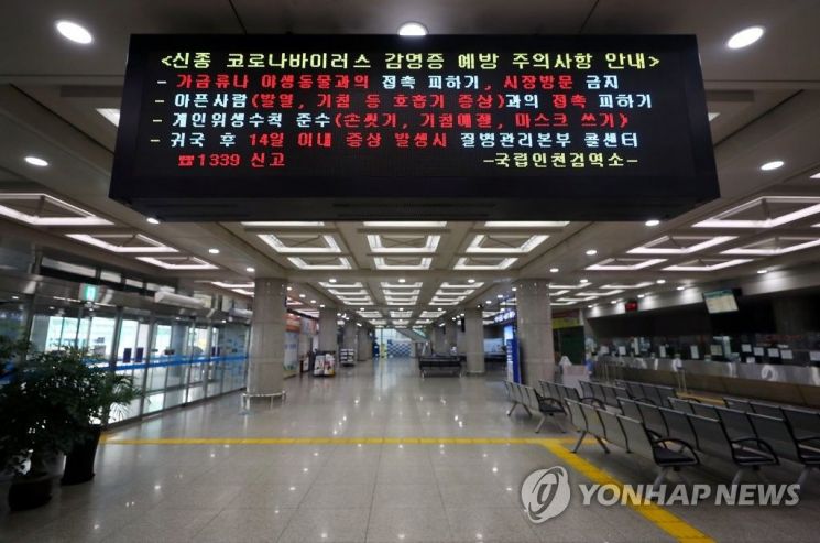 '신종 코로나' 확산…인천항 중국발 카페리 선상검역 체제 전환