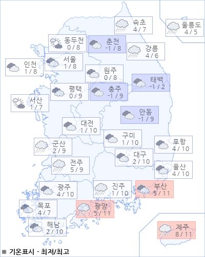 * 해당 이미지는 아경봇이 날씨 빅데이타를 기반으로 실시간 제작한 이미지입니다.(기상청/한국환경공단 제공)